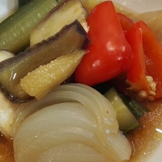 夏野菜の煮浸し